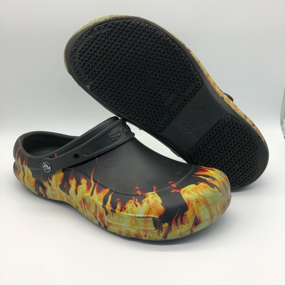 crocs classic flame broiled